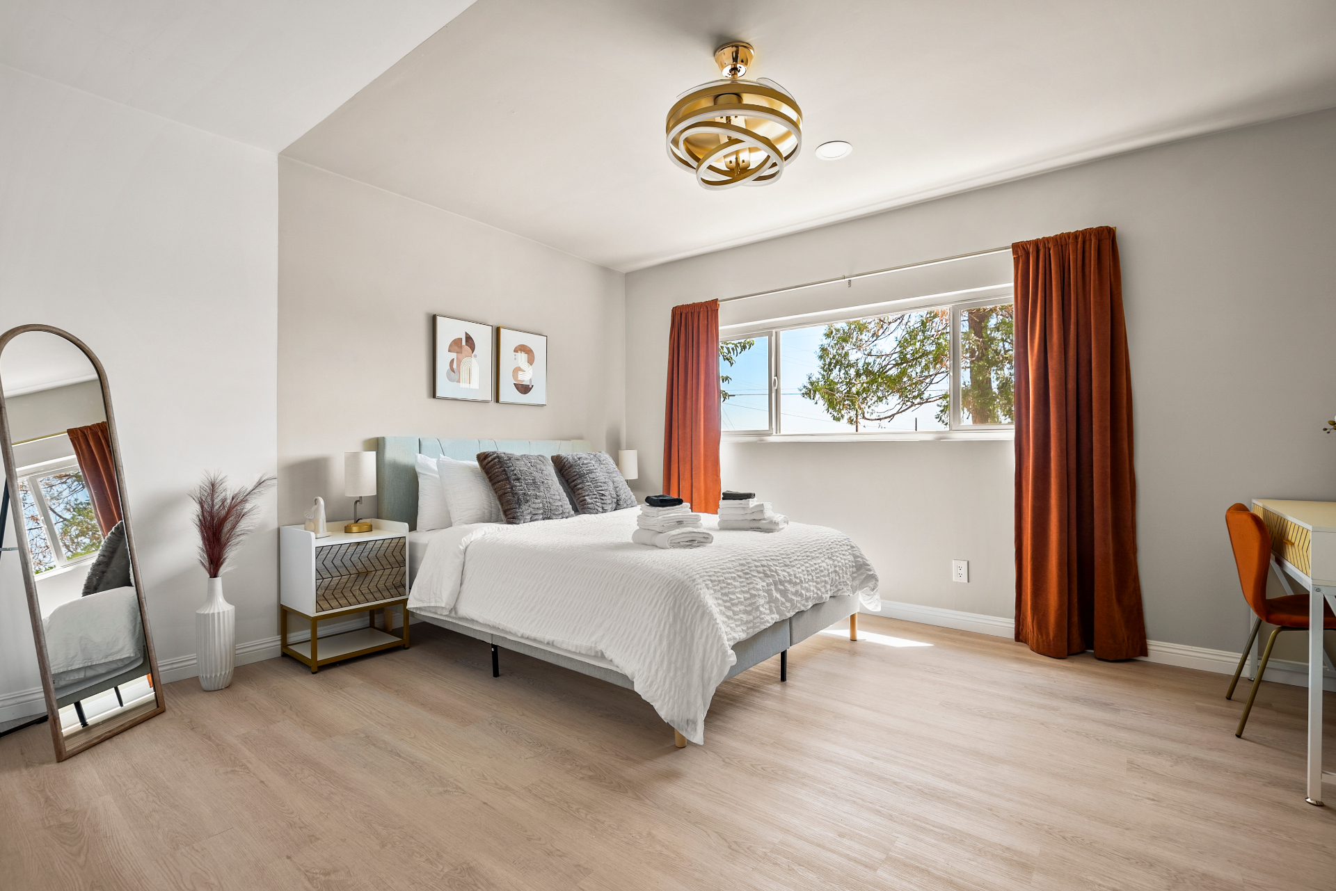 A private resident room with natural light